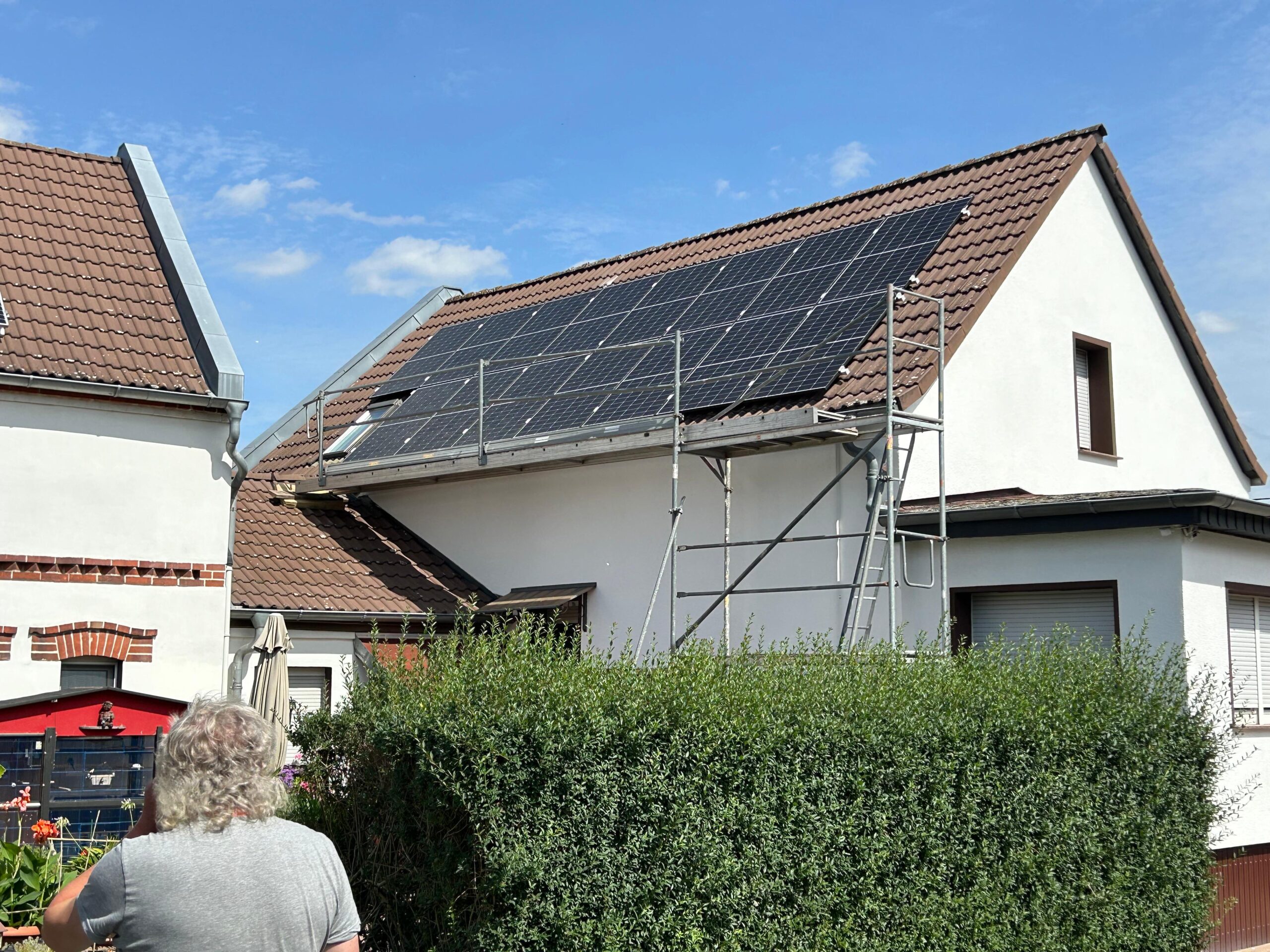 Solaranlage Seitenansicht